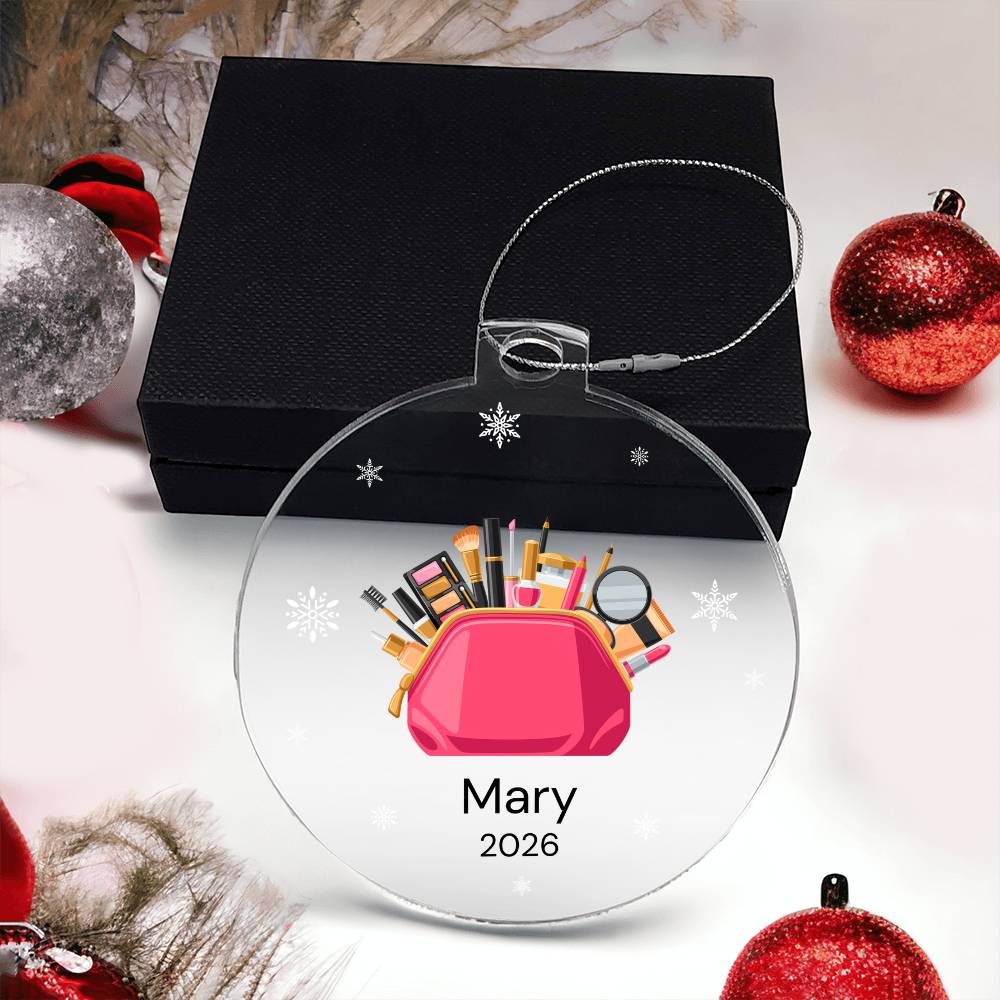 Makeup Christmas Tree Ornament