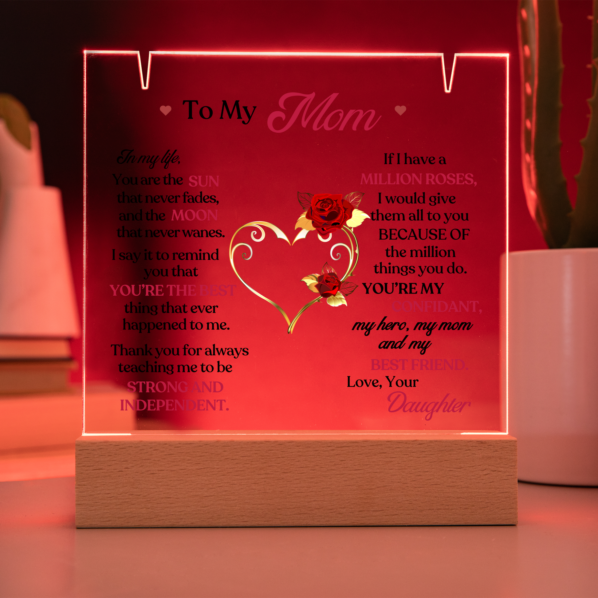 Keepsake Acrylic Bundle (Alluring Beauty)-[Heartfelt Family Gift]