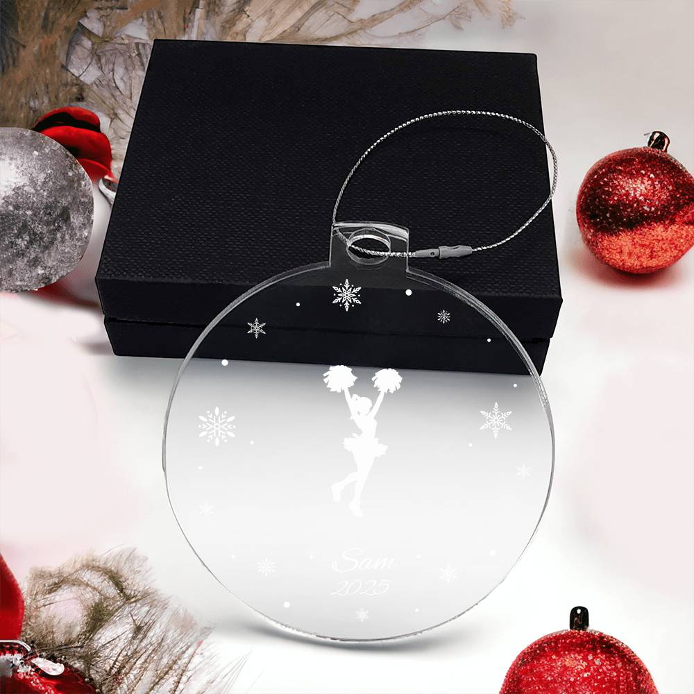 Cheerleader Christmas Tree Ornament