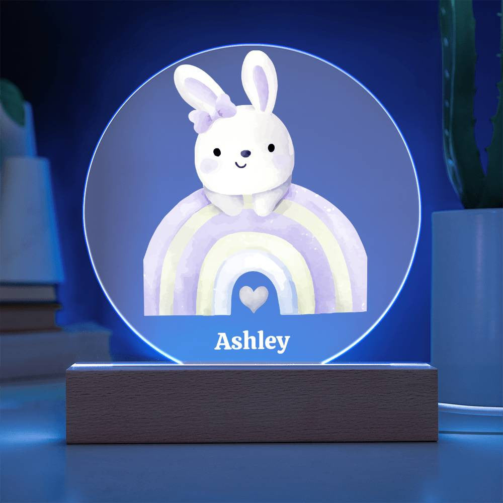 Rainbow and Bunny Night Light-[Heartfelt Family Gift]