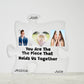 Mom The Piece That Holds Us Together Acrylic Puzzle Plaque-[Heartfelt Family Gift]