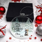 Baby 1st Christmas Fox Acrylic Ornament-[Heartfelt Family Gift]