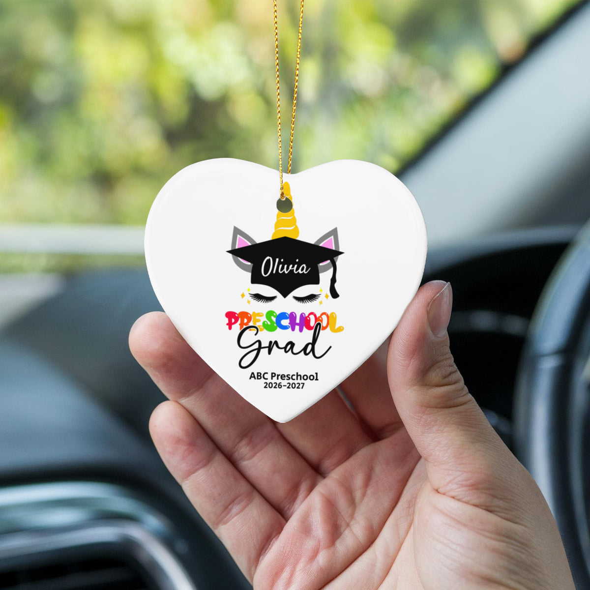 Personalized PreSchool Ornament Gift For Kids