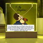 Dad Daughter Acrylic Necklace Gift Set-[Heartfelt Family Gift]