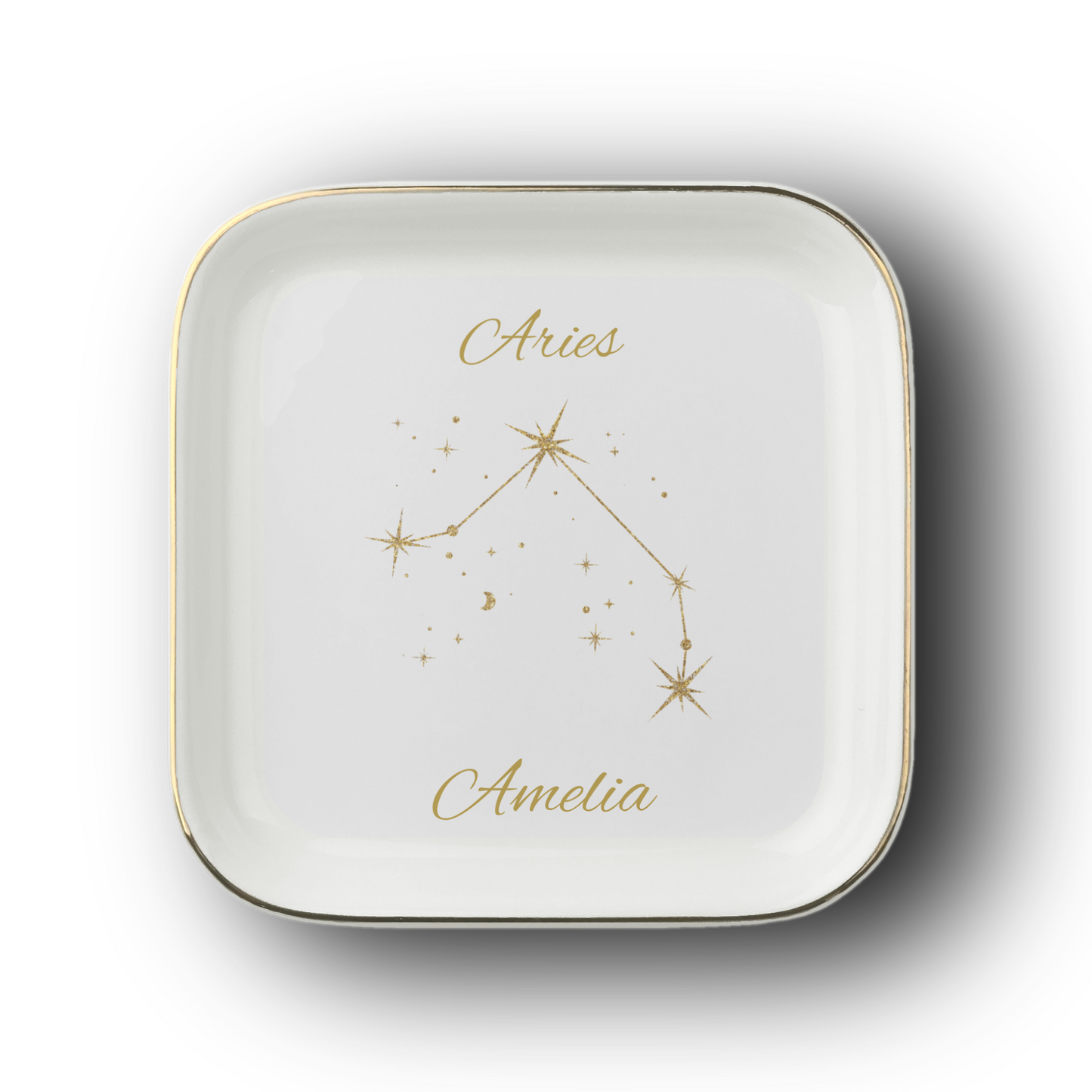 Aries Zodiac Jewelry Dish Gift