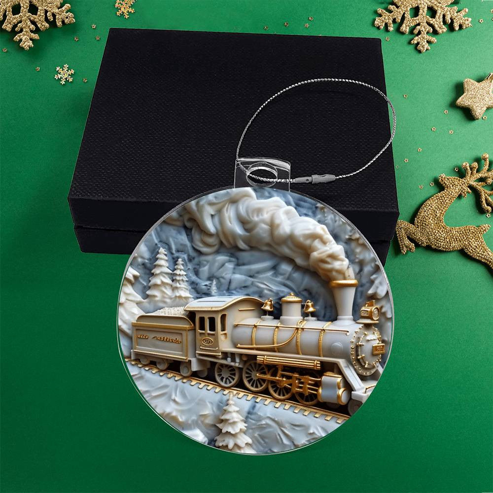 Acrylic Christmas Ornament-[Heartfelt Family Gift]