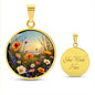 Wildflowers Engraved Necklace-[Heartfelt Family Gift]