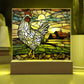 Chicken Sunrise Acrylic Plaque-[Heartfelt Family Gift]
