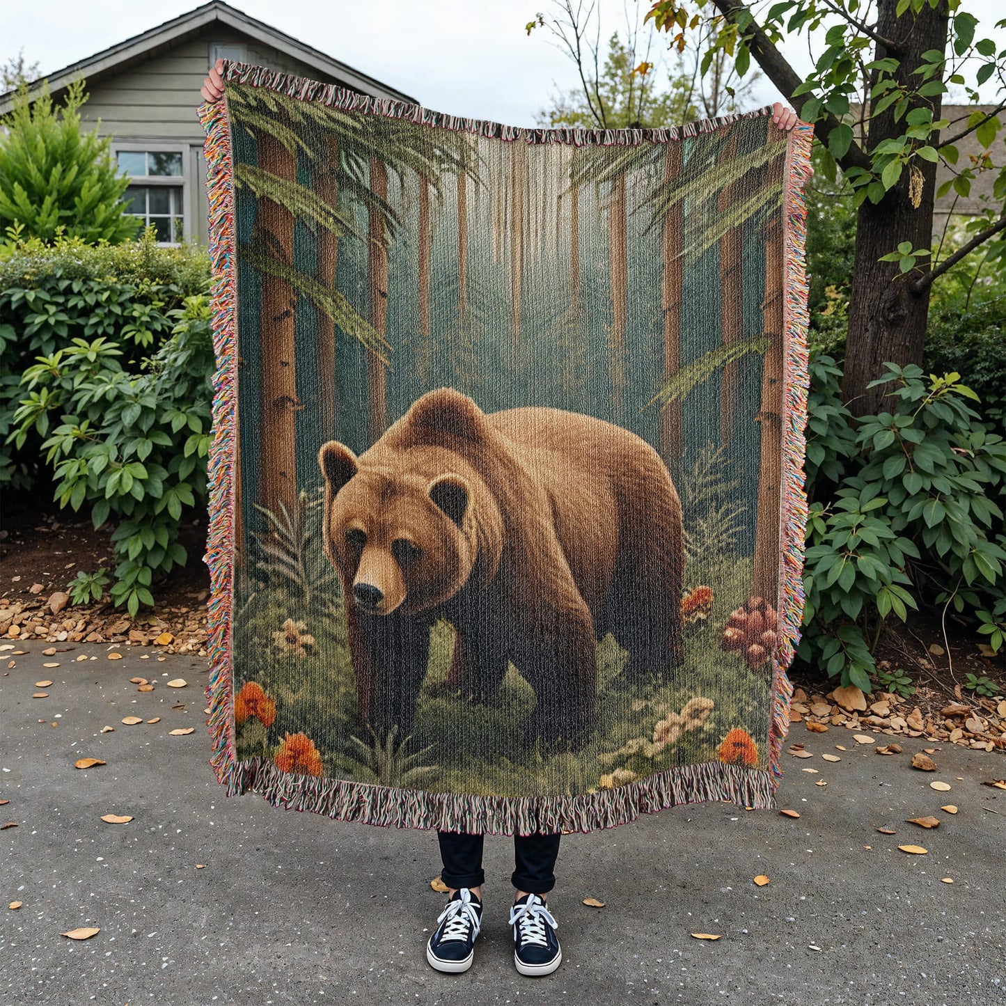 Grizzly Bear Blanket-[Heartfelt Family Gift]