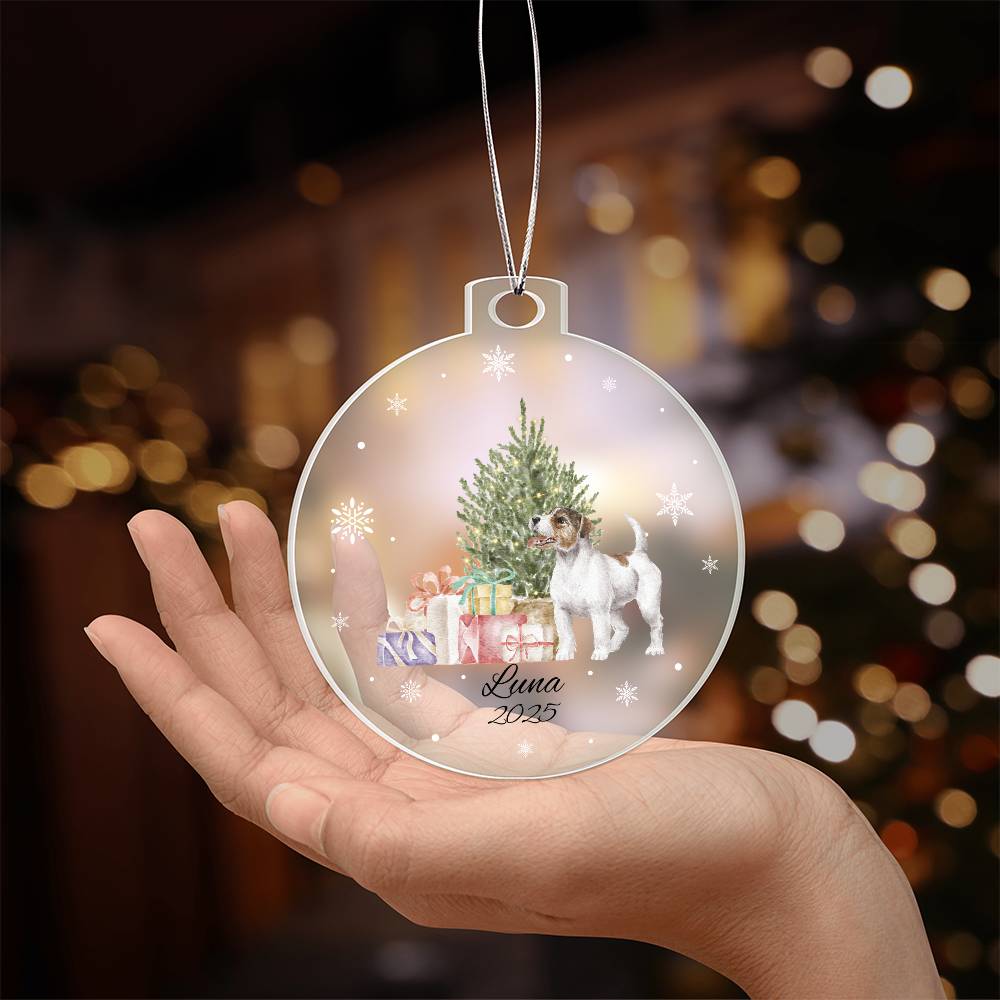 Terrier Dog Christmas Tree Ornament