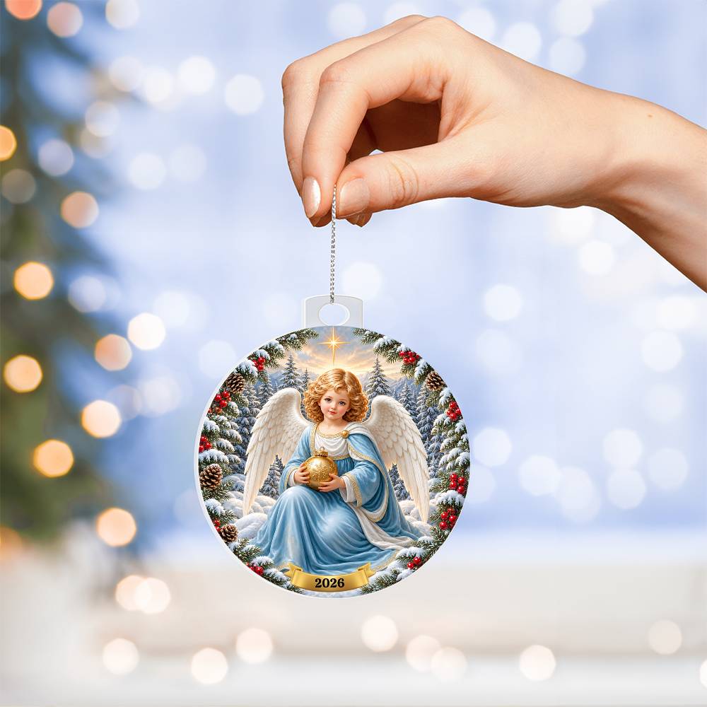 Angel Cherub Christmas Tree Ornament