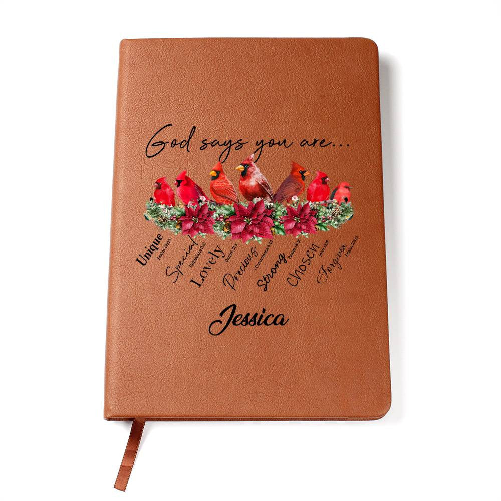 Cardinal Birds God Says You Are Journal-[Heartfelt Family Gift]