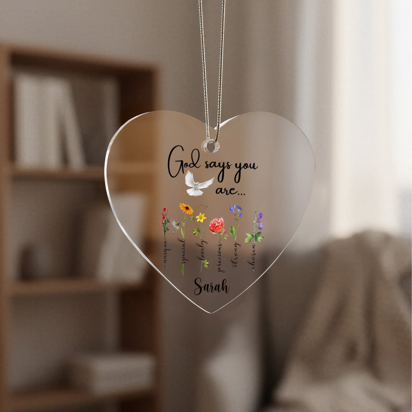 God Says you are Christmas Ornament