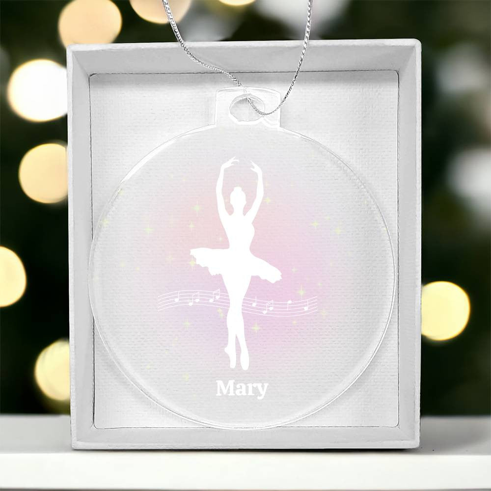 Personalized Ballet Christmas Ornament-[Heartfelt Family Gift]