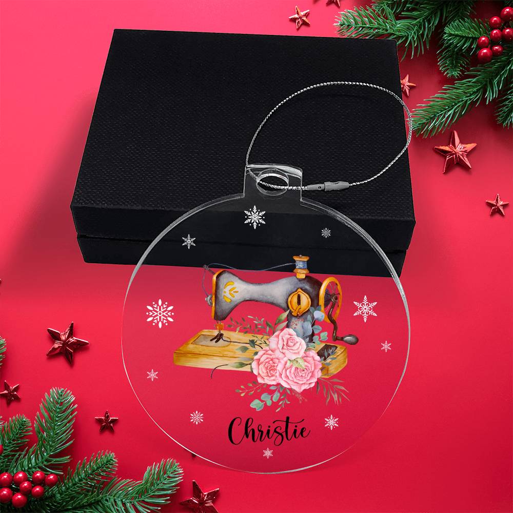 Sewing Christmas Tree Ornament