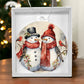 Snowman Acrylic Christmas Ornament-[Heartfelt Family Gift]