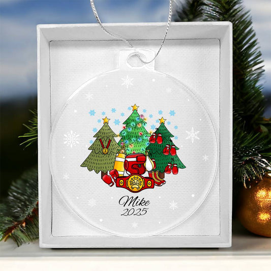 Boxing Christmas Tree Ornament