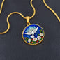 Engraved Dove Necklace-[Heartfelt Family Gift]