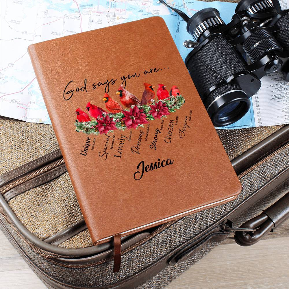 Cardinal Birds God Says You Are Journal-[Heartfelt Family Gift]
