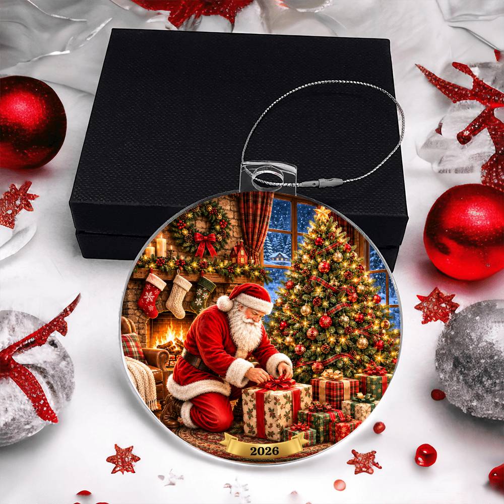 Santa Christmas Ornament