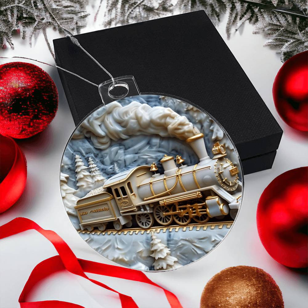 Acrylic Christmas Ornament-[Heartfelt Family Gift]