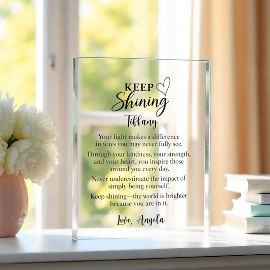 Difference Maker Acrylic Plaque