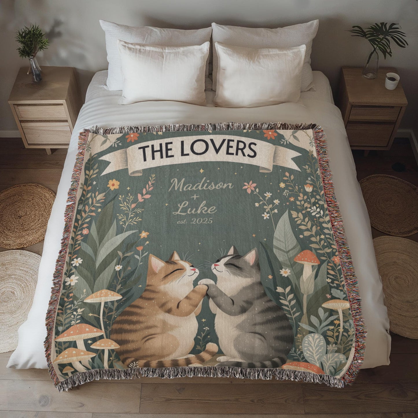 Lovers Cat Blanket