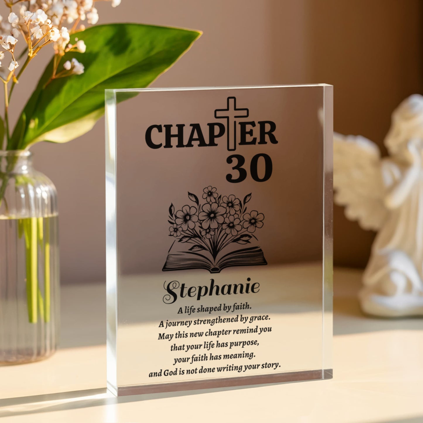 Chapter 30 Birthday Plaque Gift