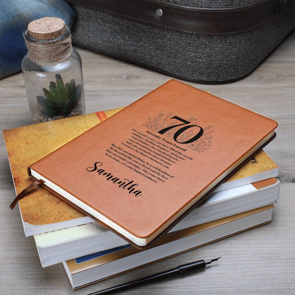 70th Birthday Journal