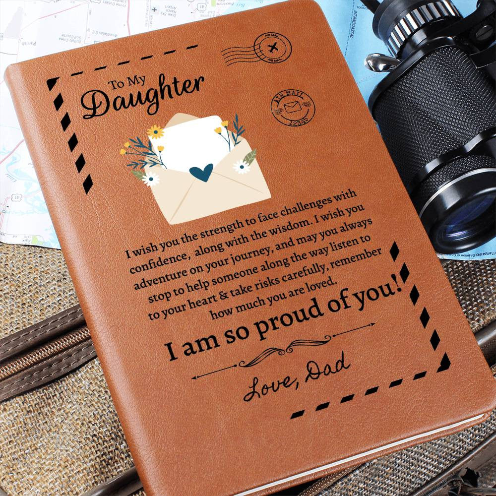 To My Daughter Journal from Mom Or Dad-[Heartfelt Family Gift]