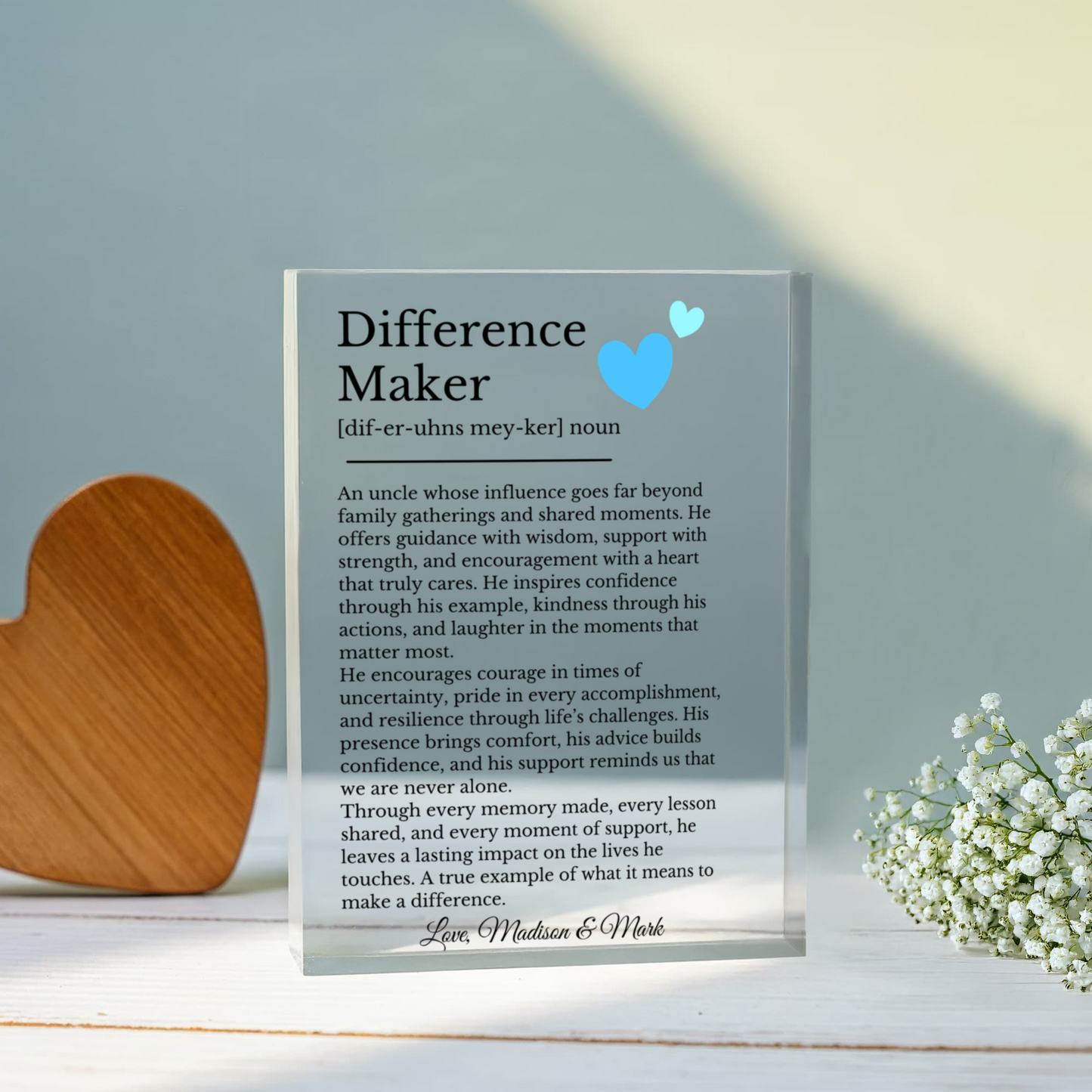 Uncle Personalized Plaque
