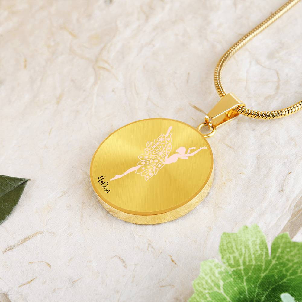 Personalized Ballerina Name Necklace-[Heartfelt Family Gift]