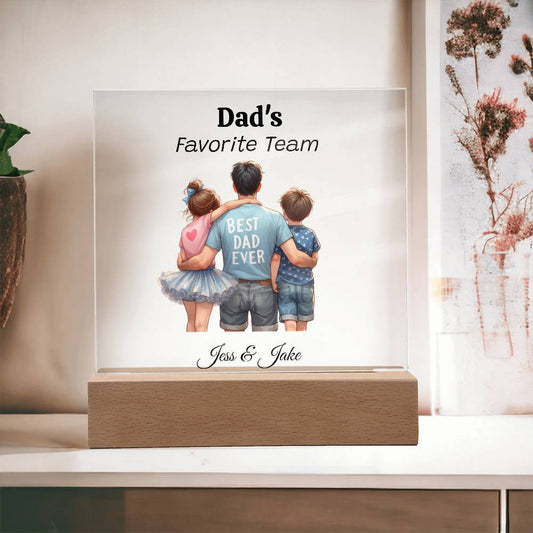 Custom Plaque for Dad Gift-[Heartfelt Family Gift]
