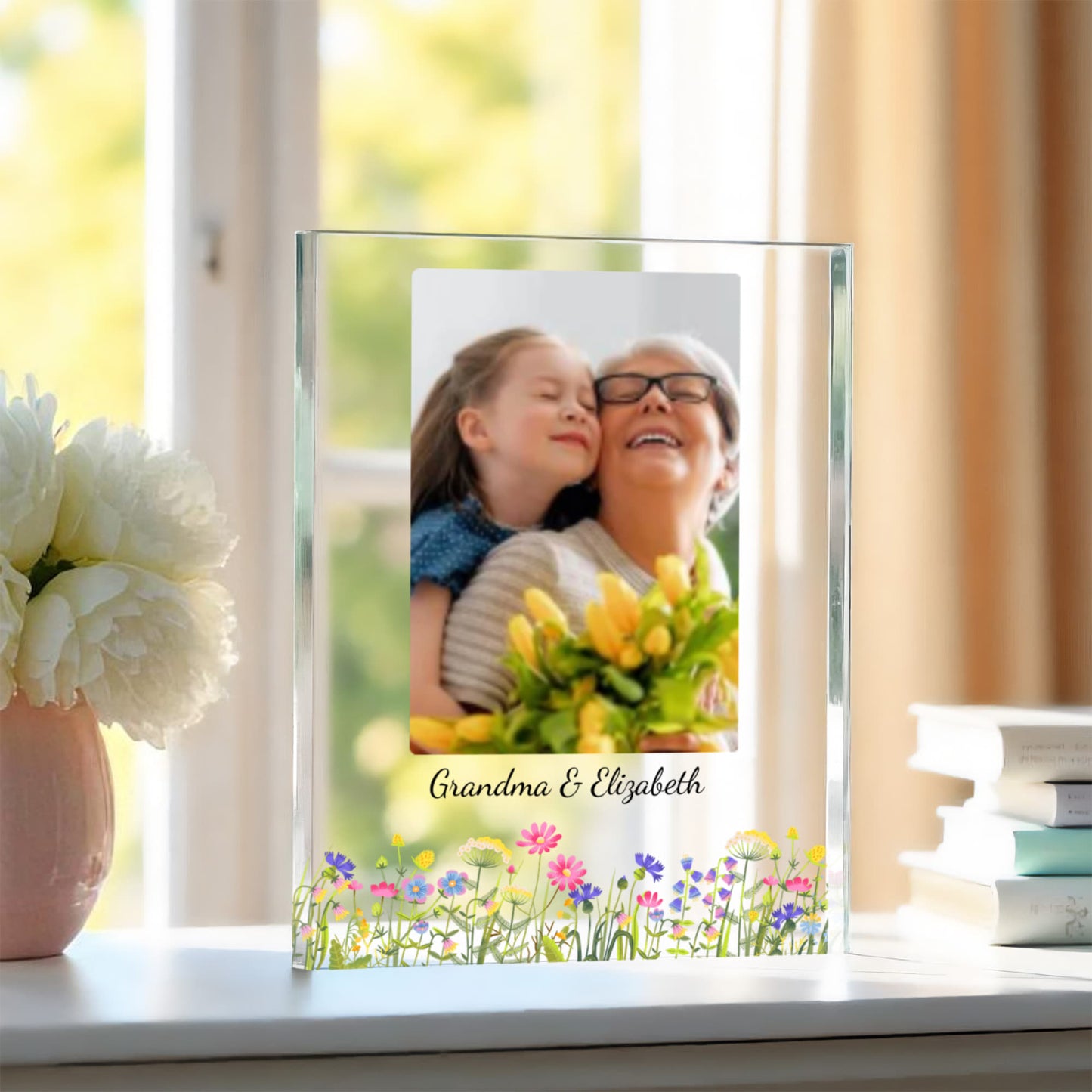 Grandma & Me Photo Acrylic Block