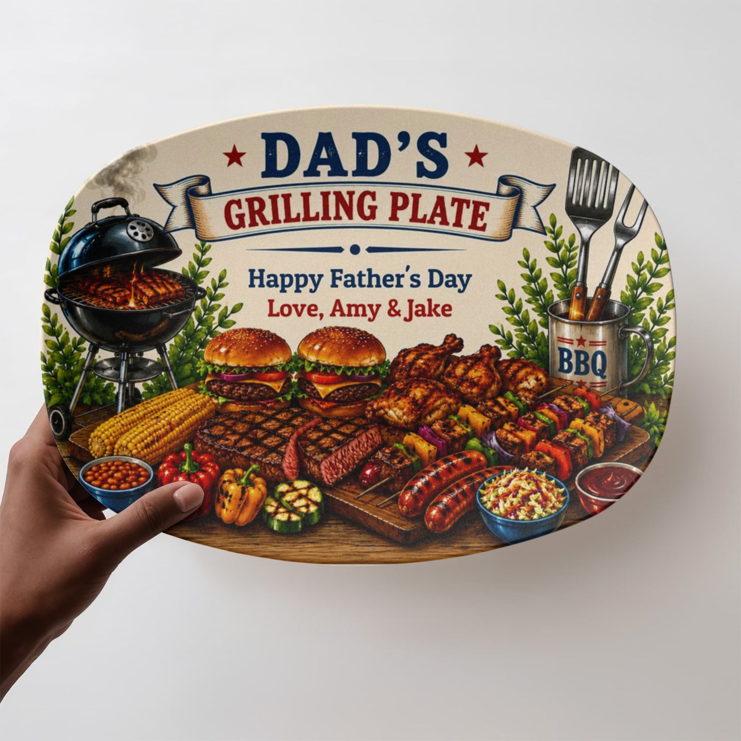 Dad's Grilling Plate