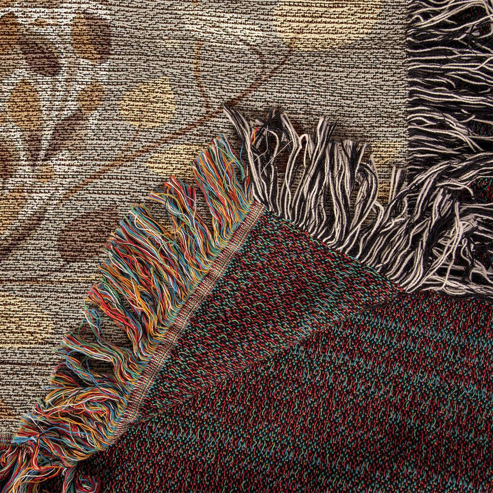 Owl Woven Cotton Throw Blanket-[Heartfelt Family Gift]