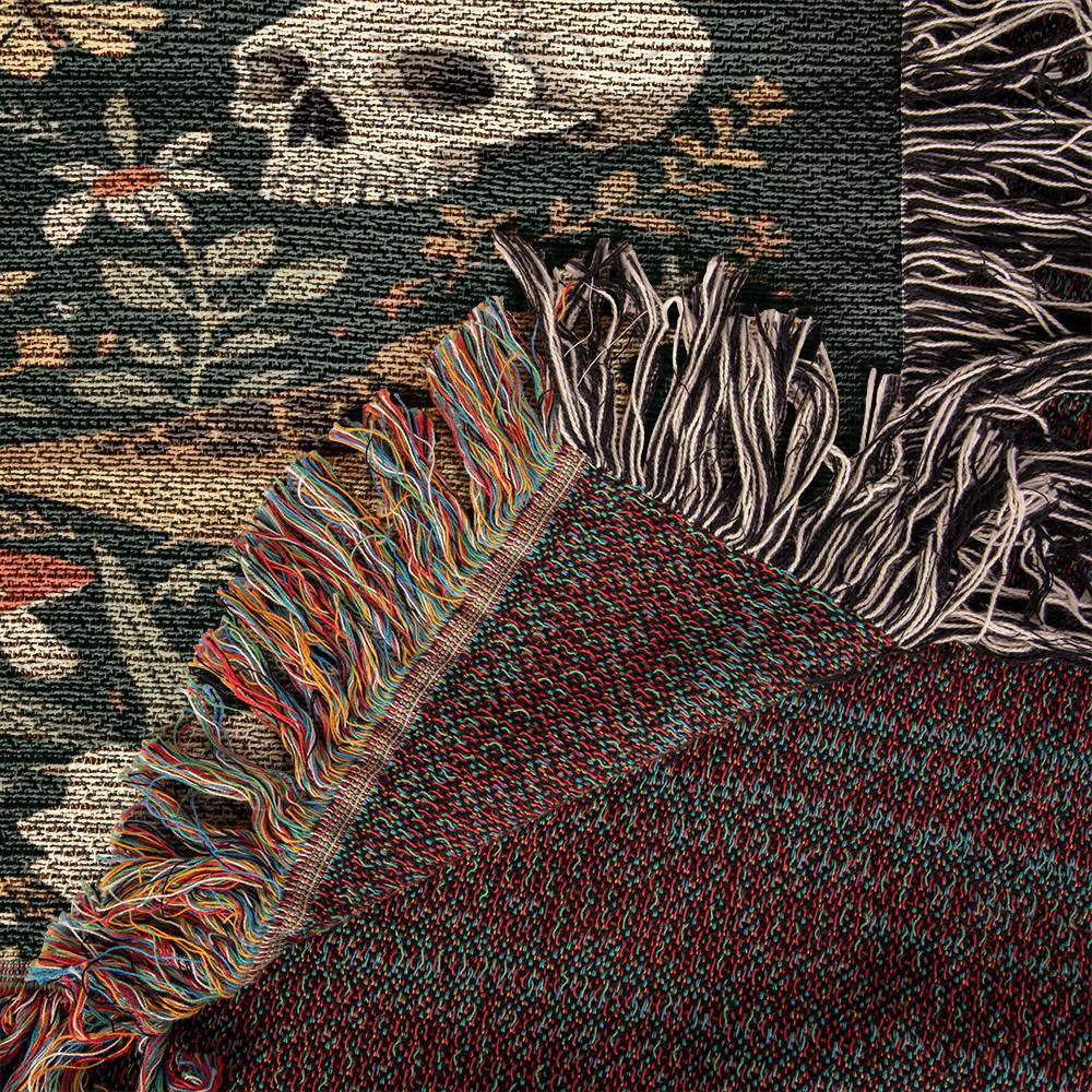 Wildlife Floral Woven Blanket-[Heartfelt Family Gift]