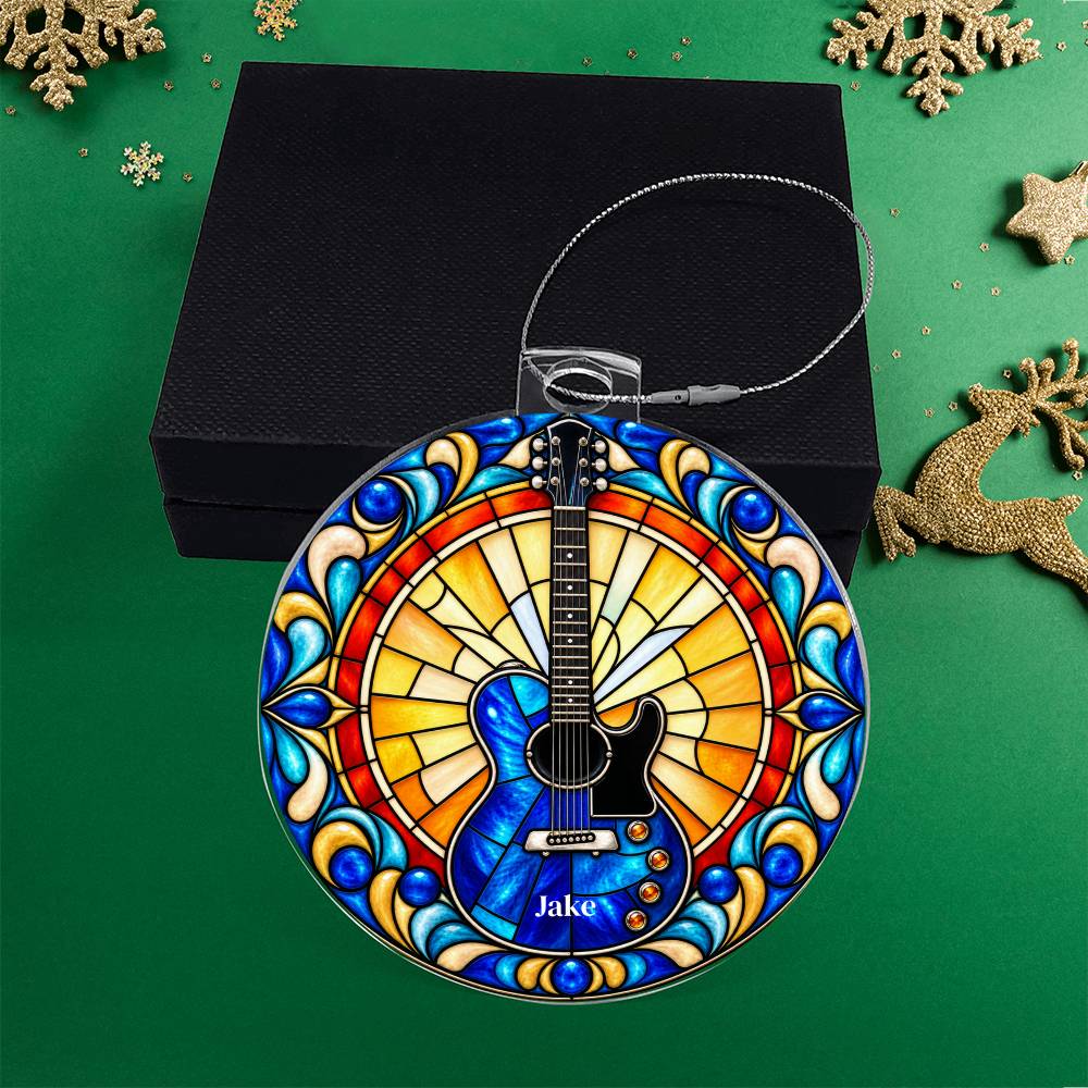 Electric Guitar Christmas Ornament