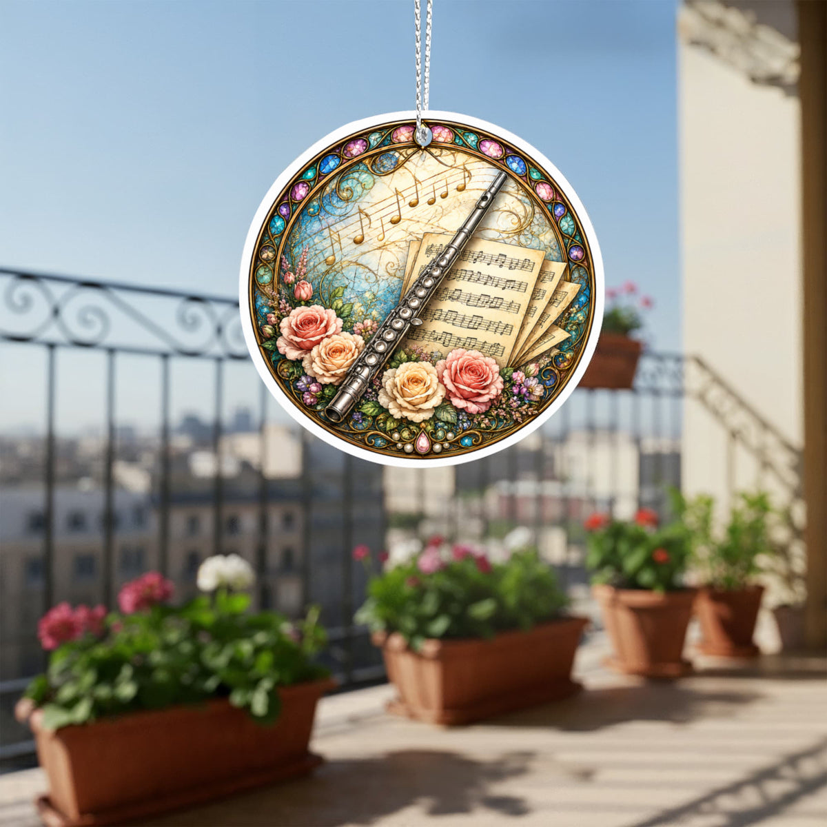 Acrylic Circle Ornament