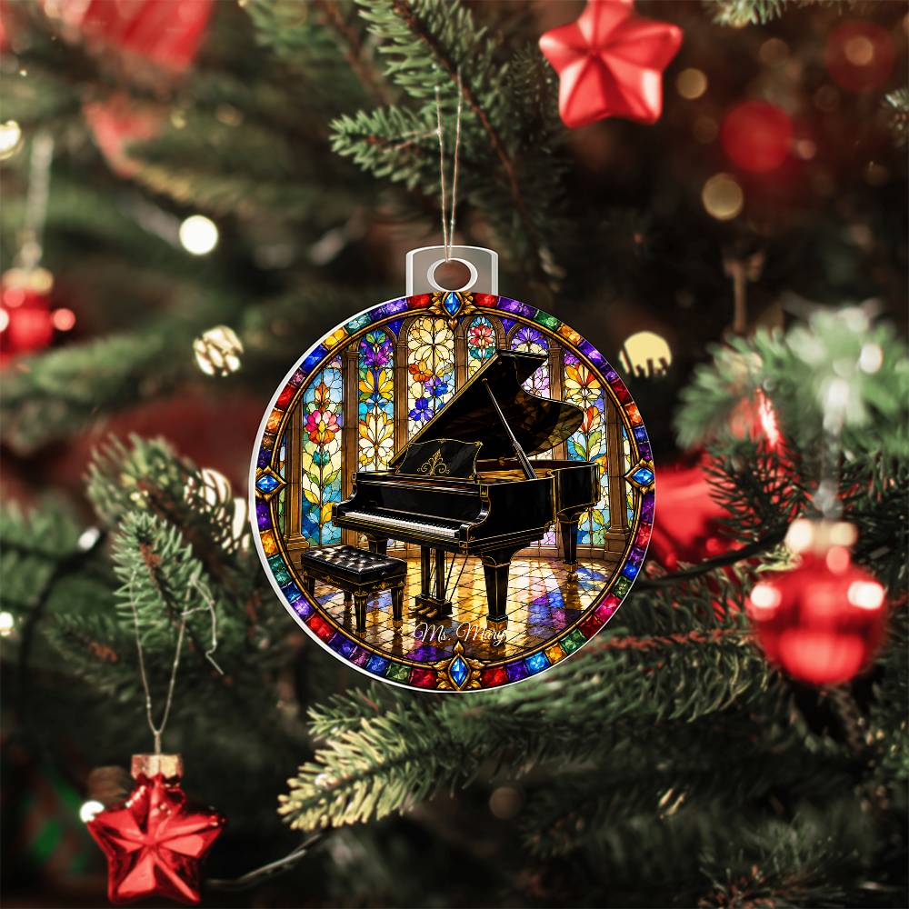 Piano Christmas Ornament Gift