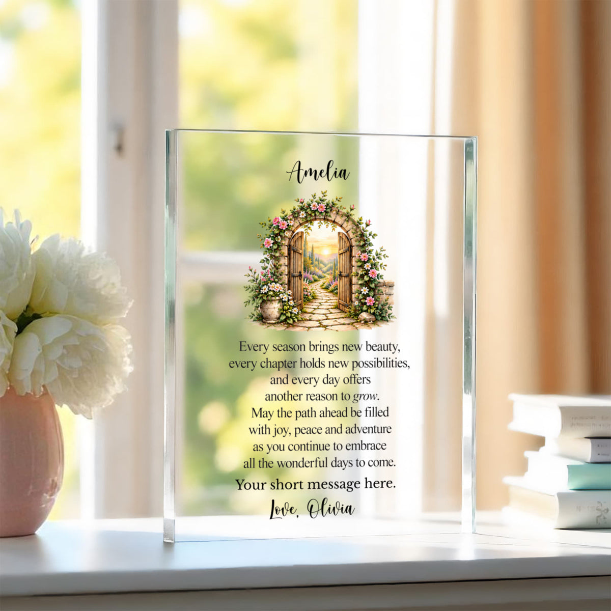 Next Chapter Printed Acrylic Block