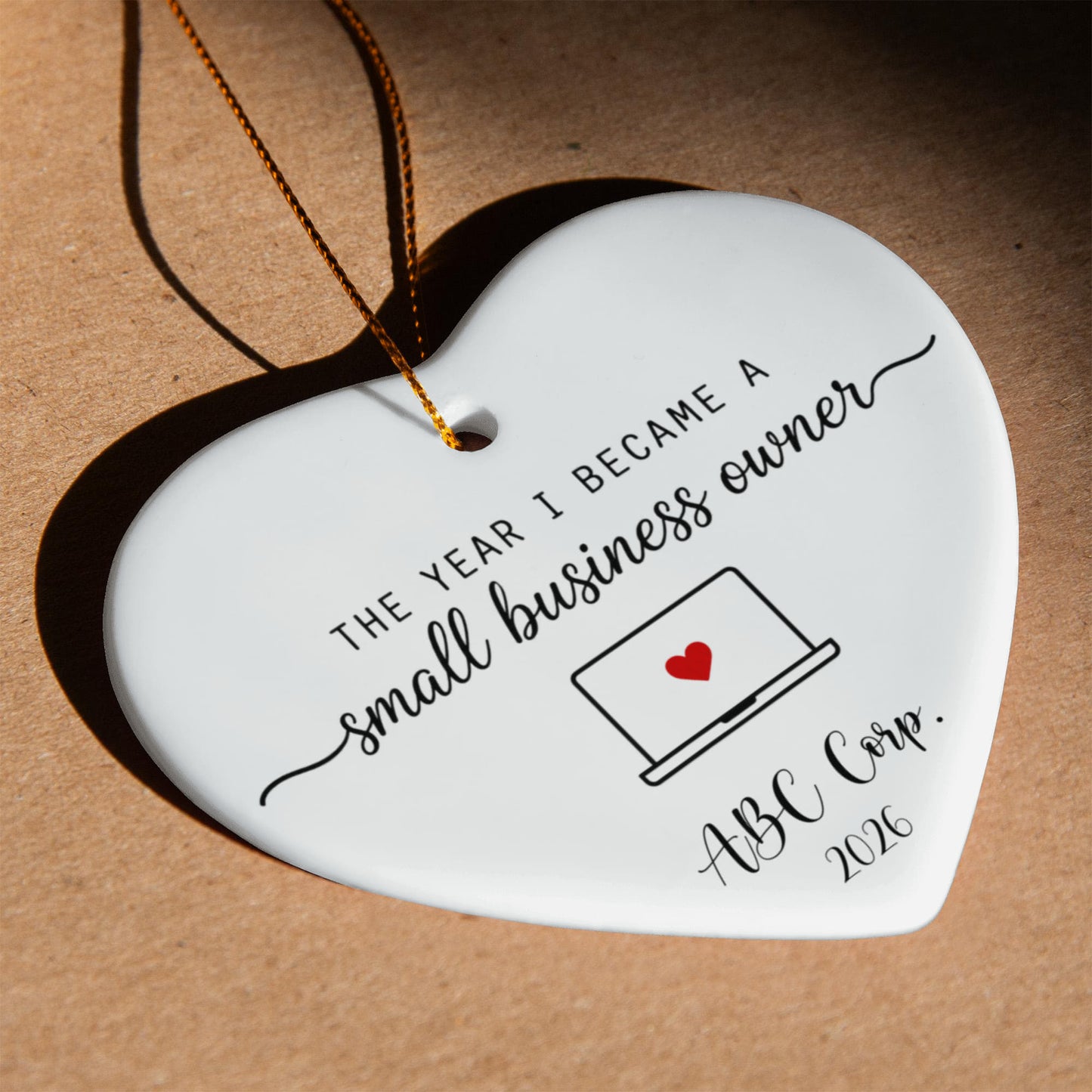 1st Christmas As A Small Business Owner Ornament