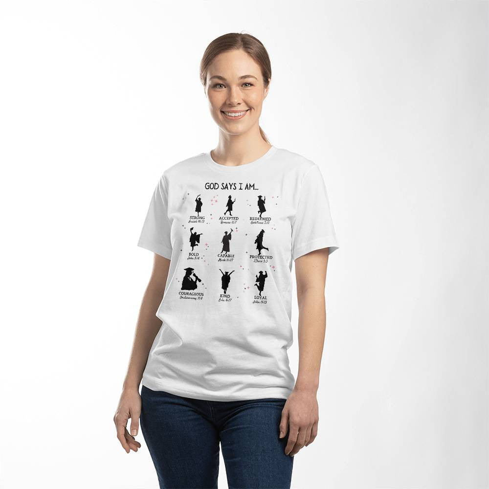 Bella + Canvas 3001 Unisex T-Shirt Front Print-[Heartfelt Family Gift]