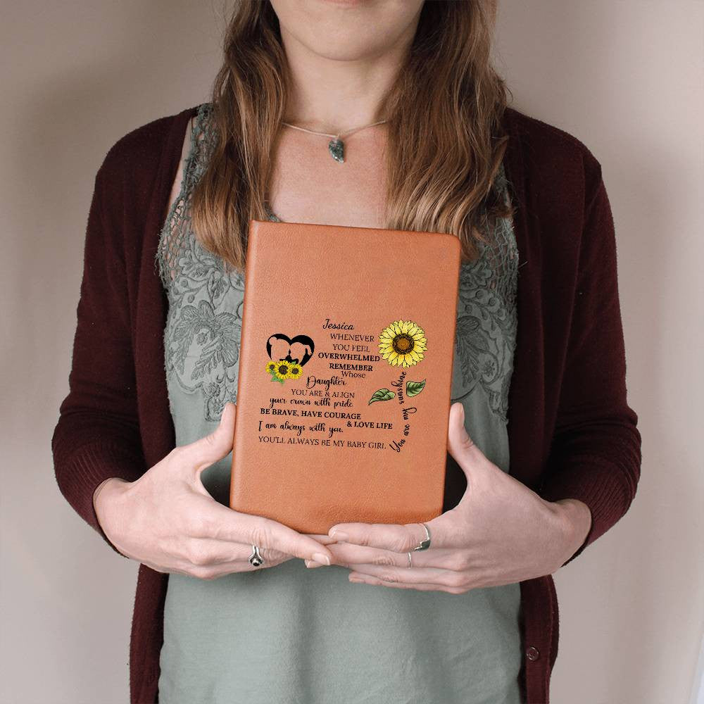 Daughter Sunflower Keepsake Journal-[Heartfelt Family Gift]