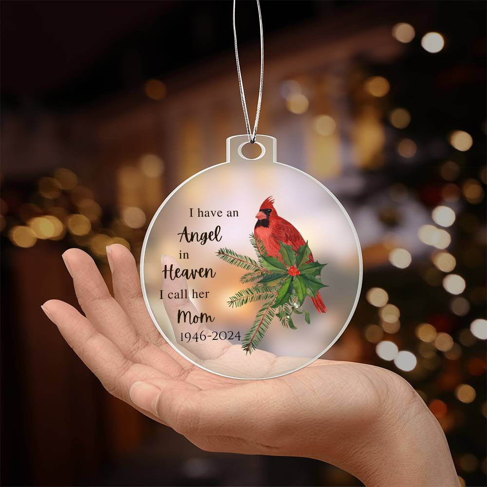 Mom Remembrance Ornament-[Heartfelt Family Gift]