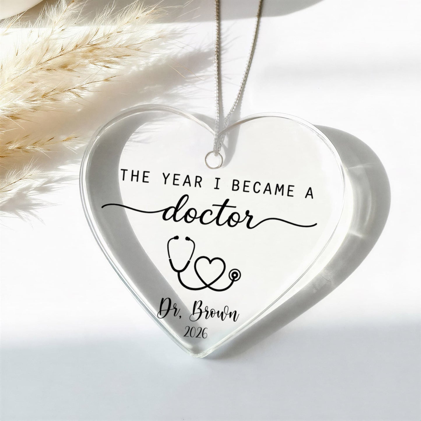 1st Christmas As A Doctor Ornament