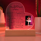 Personalized Dance Recital Acrylic Heart Plaque-[Heartfelt Family Gift]