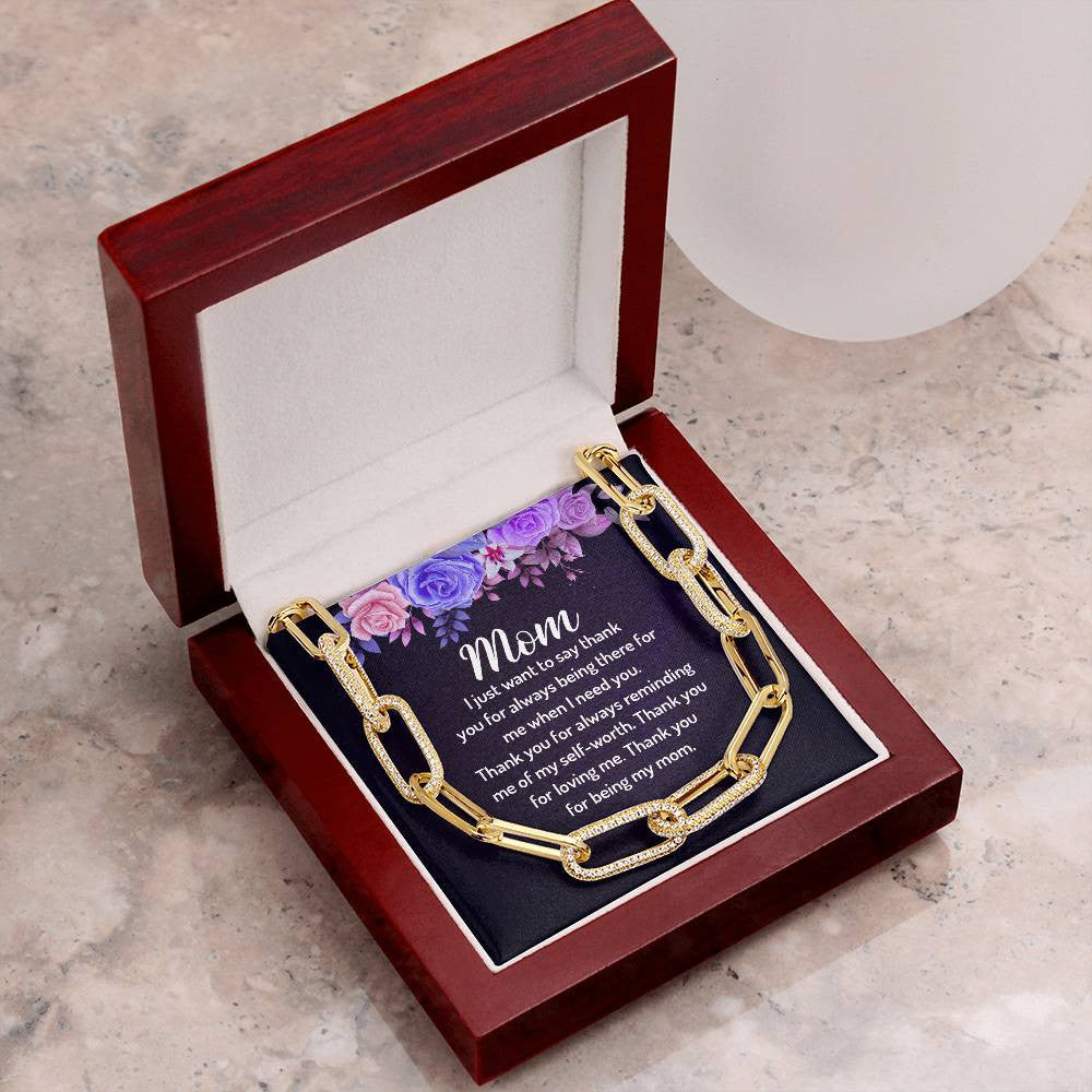 Mom Forever Linked Necklace-[Heartfelt Family Gift]