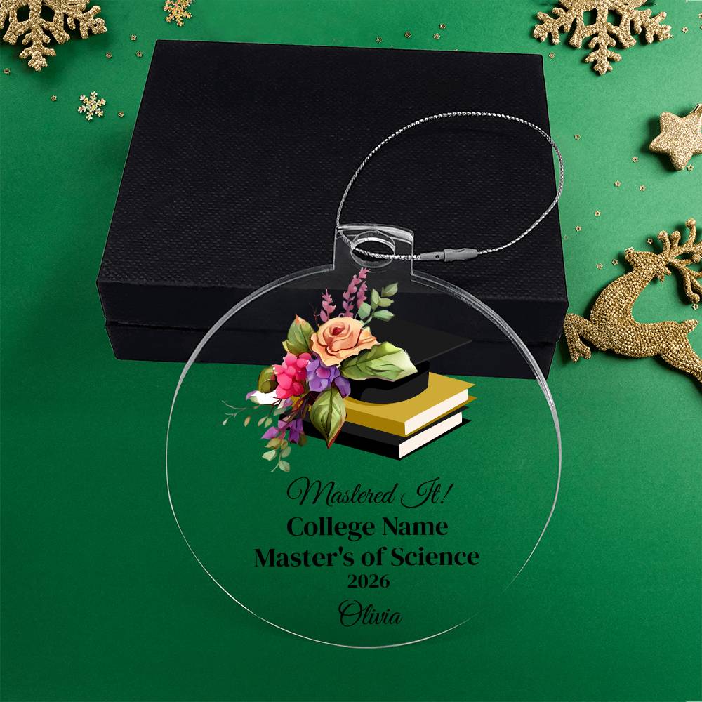 Masters Degree Graduation Ornament