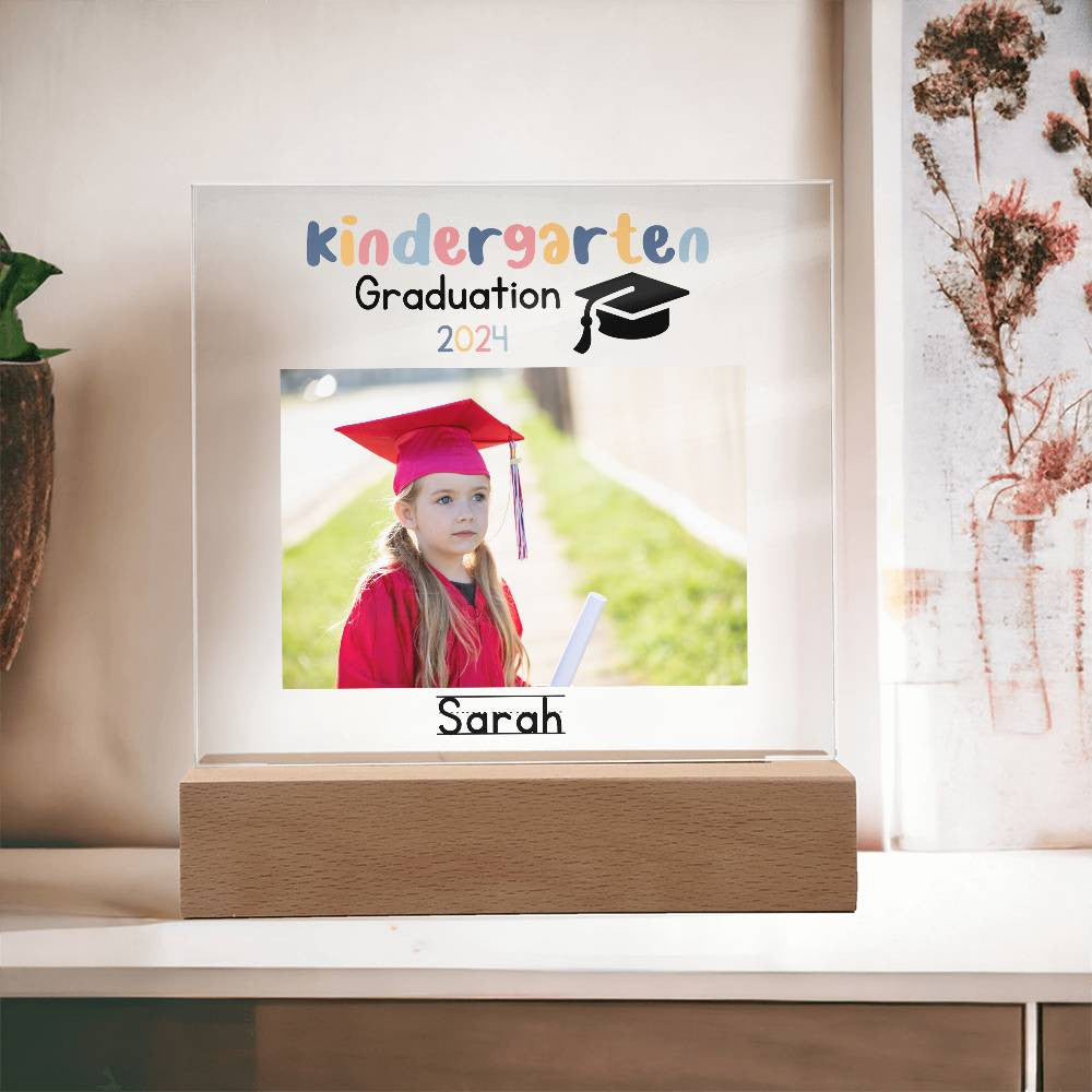 Personalized Kindergarten Graduation Photo Plaque Class of 2036-[Heartfelt Family Gift]